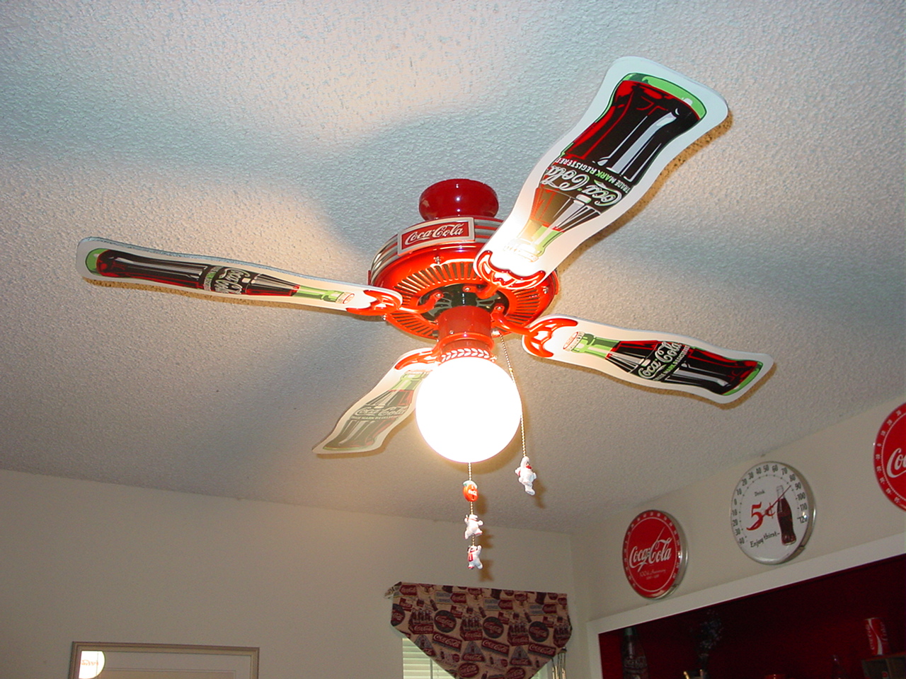 And a ceiling fan as well